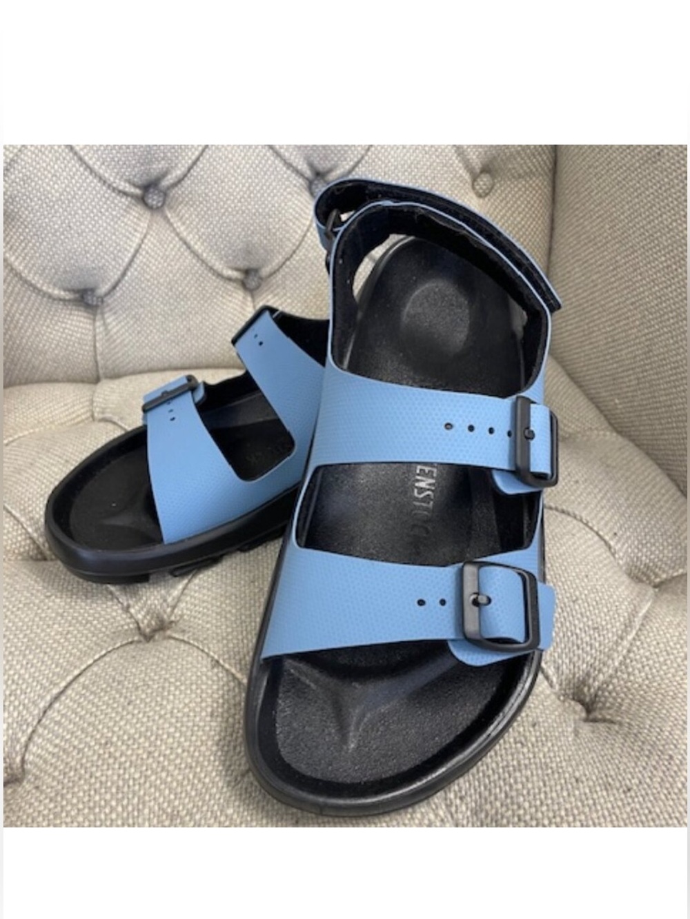 Birkenstock Black Footbed Close-Up